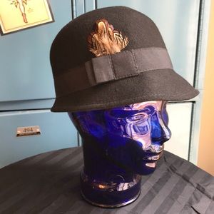 Black Quail Feather Hat 🍀
